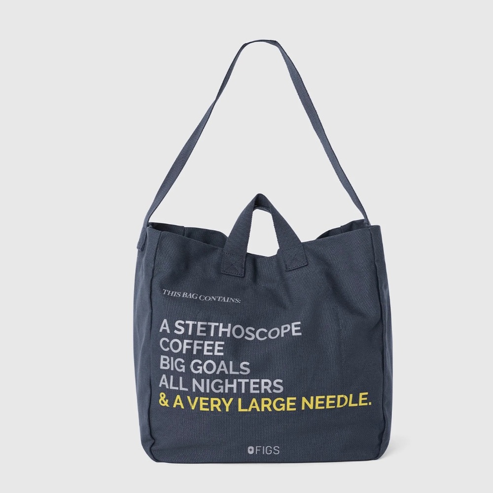 Brand New FIGS Dark Harbor Needle Tote Bag